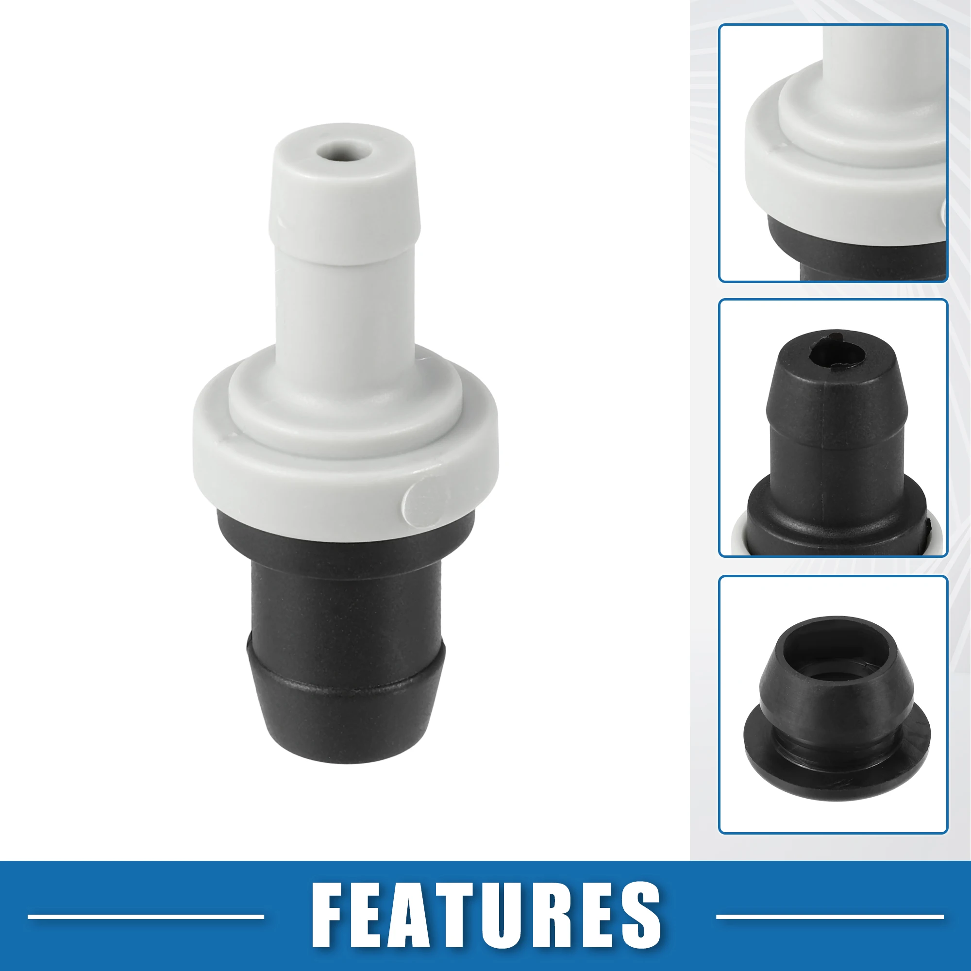 X Autohaux PCV Valve Grommet Exhaust Positive Crankcase Ventilation Fittings No.118100M300/1181241B00 for Nissan Sentra 200SX