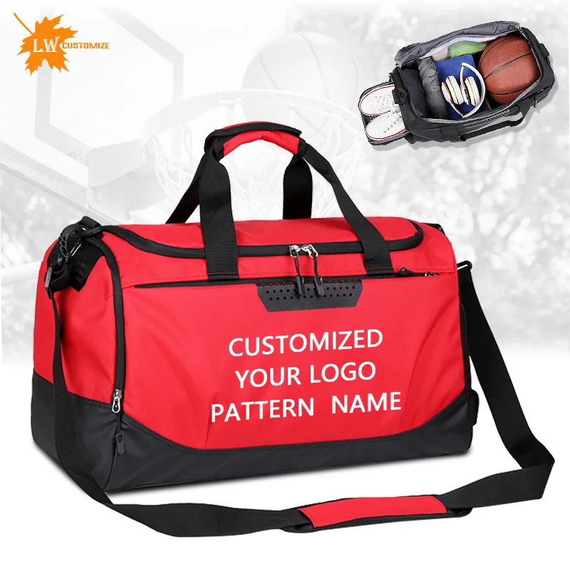 Personalisierte Seesack Nach Sport Sporttasche Reisetasche Mit Logo Wasserdichte Weekender Schulter Tasche ein Geschenk für einen Freund Drucken foto