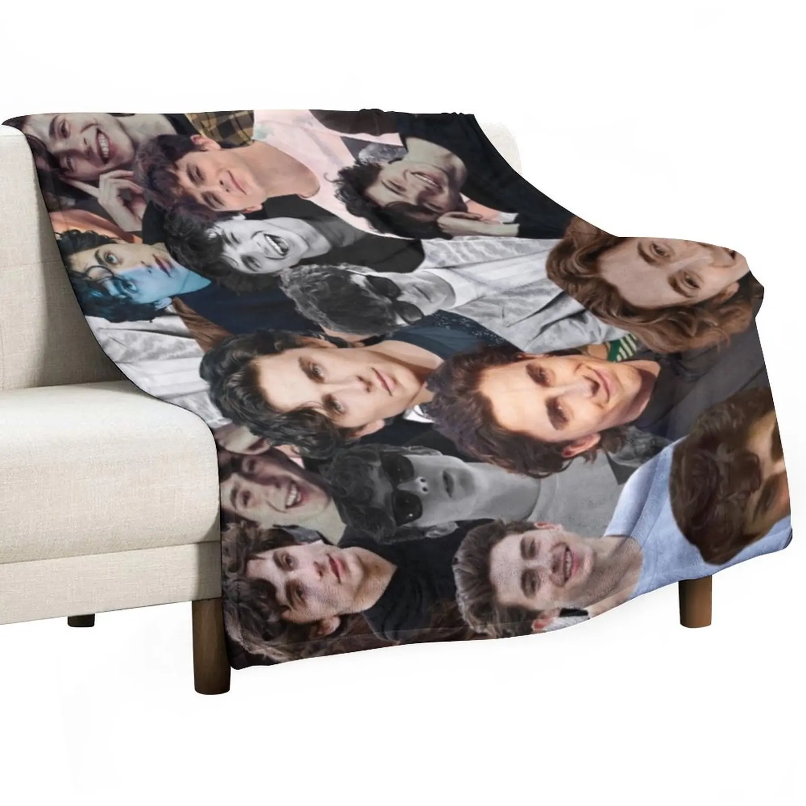 

Timothee Chalamet photo collage Throw Blanket Blanket Sofa anime throw blanket for sofa