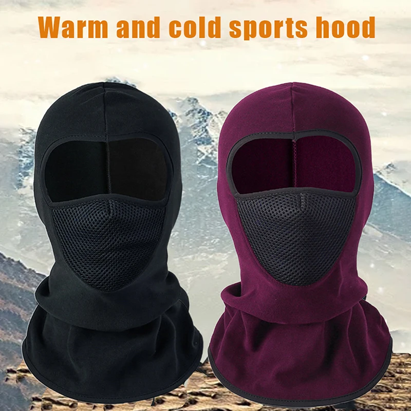 Winter Thermal Balaclava MTB Bike Cycling Full Face Mask Outdoor Sports Motorcycle Ski Fishing Hunting Bandana Fleece Scarf Cap