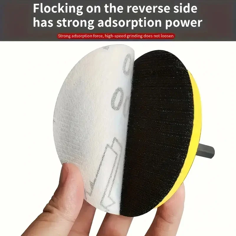 10 قطع قرص رمل 4 بوصة، ورق صنفرة للأدوات الدوارة لمطحنة الحفر، 40-1000 ورقة صنفرة الحصباء - للمعادن والزجاج وما إلى ذلك #6