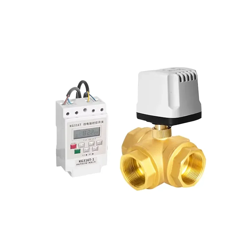 Brass T-Type WiFi Electric Solenoid Ball Valve Stainless Steel Water Flow Control Hydraulic Remote Gate Valve