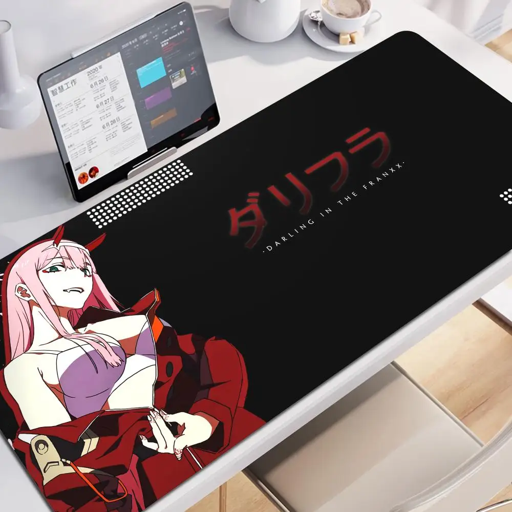 Darling In The FranXX Mouse Pad 90x40CM Non-slip Gaming Mousepad Gamer E-Sports Mouse Mat Game Mechanical Keyboard XXL Desk Mat