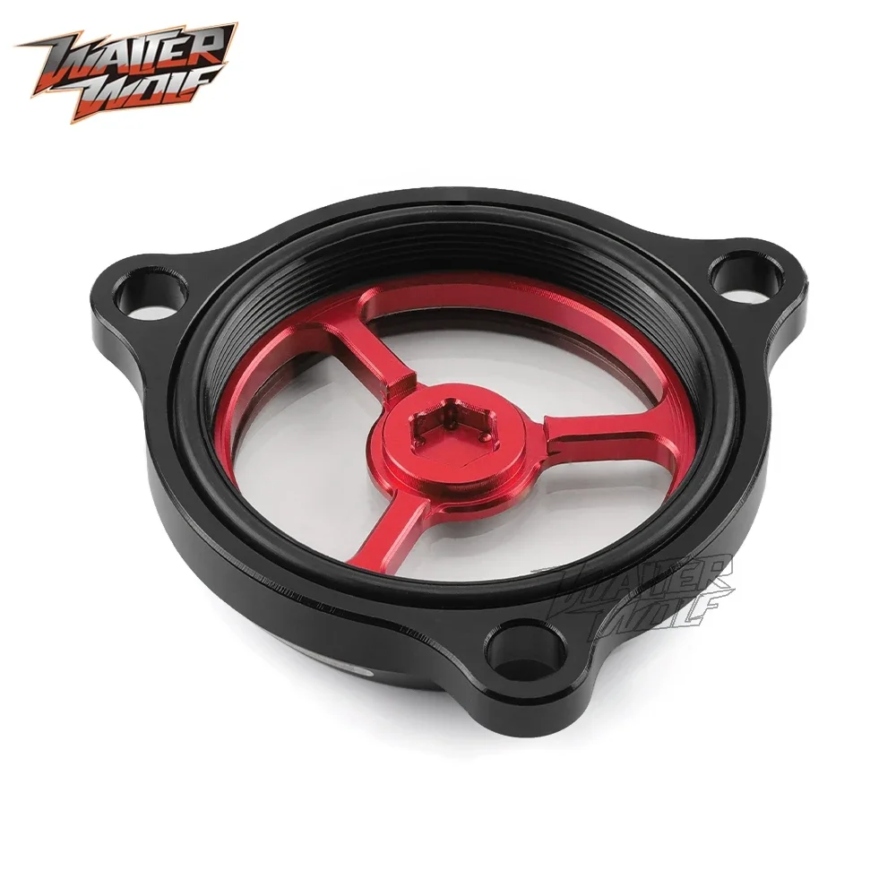 For Suzuki DR-Z 400 LT-Z400 LT-R450 2000-2023 Motocross Engine Oil Filter Cap Cover DR-Z400 DRZ LTZ 400 LTR450 UH/UX/UC 125 150