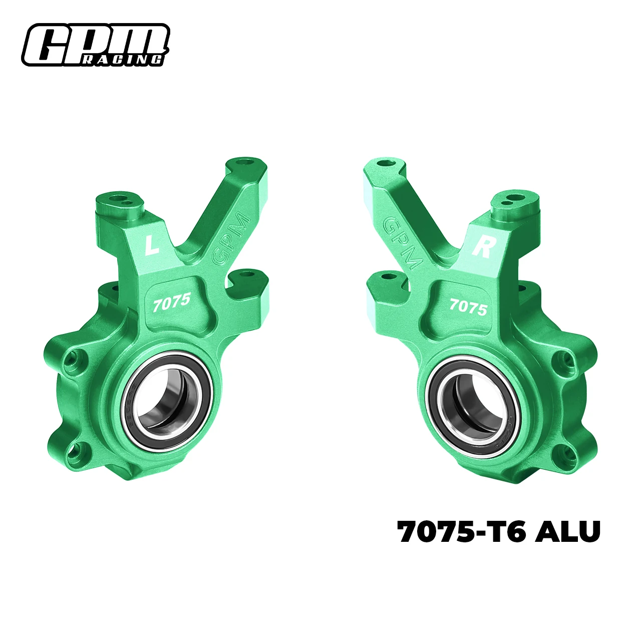 GPM 7075 Alloy Front Oversized Steering Blocks TRAXXAS 1/6 Funco Pro Sand Car 8S