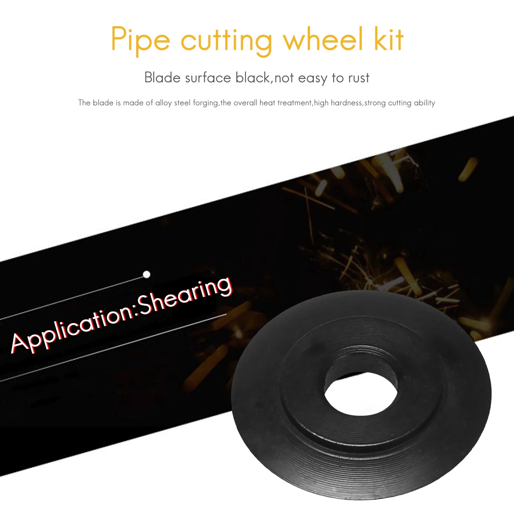10 unids/set hoja de ruedas de corte de repuesto de tubo de cobre para cortador de tubo de 15Mm/22Mm caliente