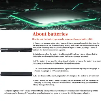 Baterie 40Wh 14,8V M5Y1K pro Dell Inspiron 14, 15, 17, 5000, 3000, řada 5559, 3451, 3558, 3567, 5755, 5756, 5458 GXVJ3 453-BBBQ HD4J0 8 nejlepší prodej Baterie pro Dell Inspiron 5559 - №1