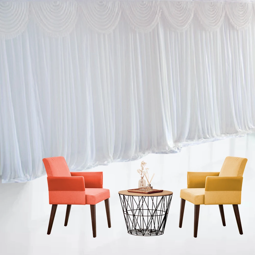 Tenda bianca da 300 x 300 cm, tenda per sfondo festa di nozze