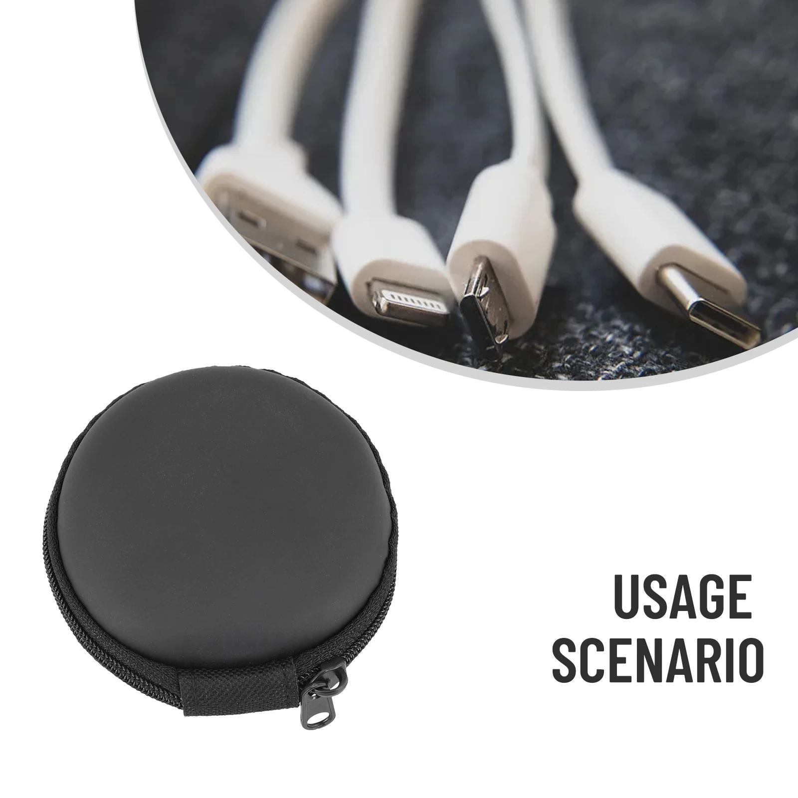 Reliable For Earphone Organizer with a Portable and Waterproof Design for Earbuds Data Cables and Memory Cards