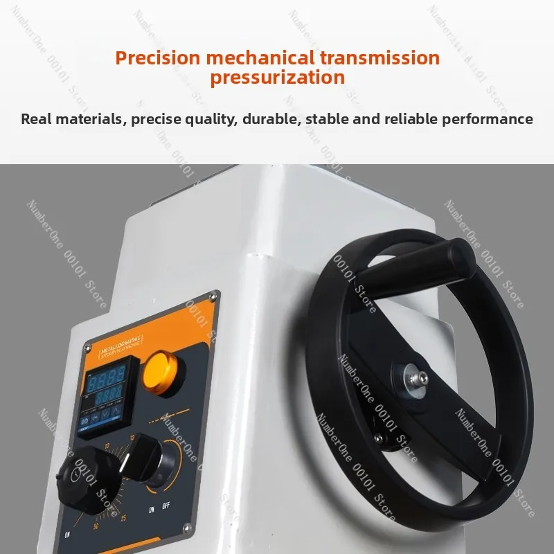 Automatic & Manual Metallographic Mounting Press, Metallographic Sample Inlay Machine for Cold Mounting with Polishing Machine