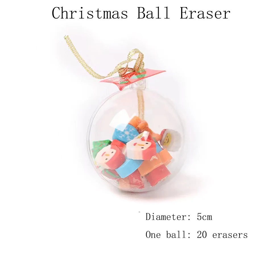 Children's Christmas Gift Creative Lovely Eraser Stationery Kindergarten To Send Children And Students To Reward Small Gifts