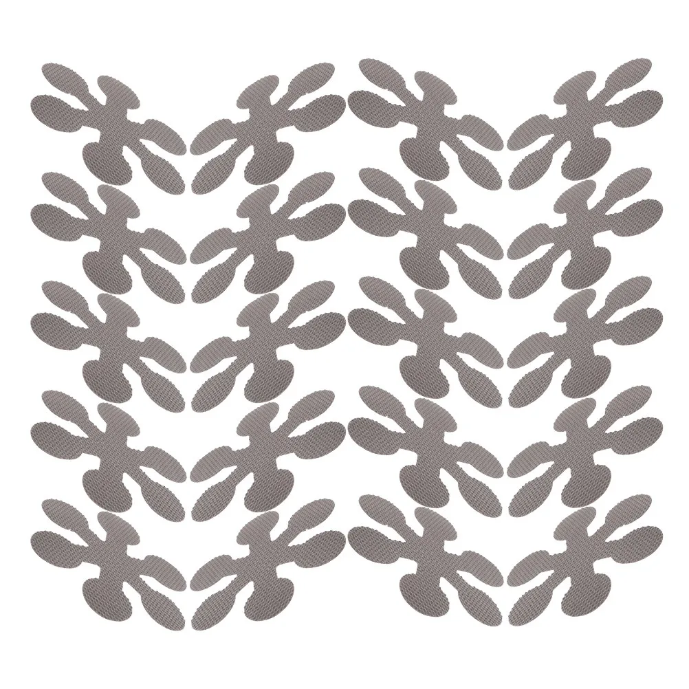 20Pcs Non Slip Bathtub Stickers Snowflake Adhesive Decals Bathroom Shower Tub Non Skid Safety Stickers Anti Slip Floor Grip