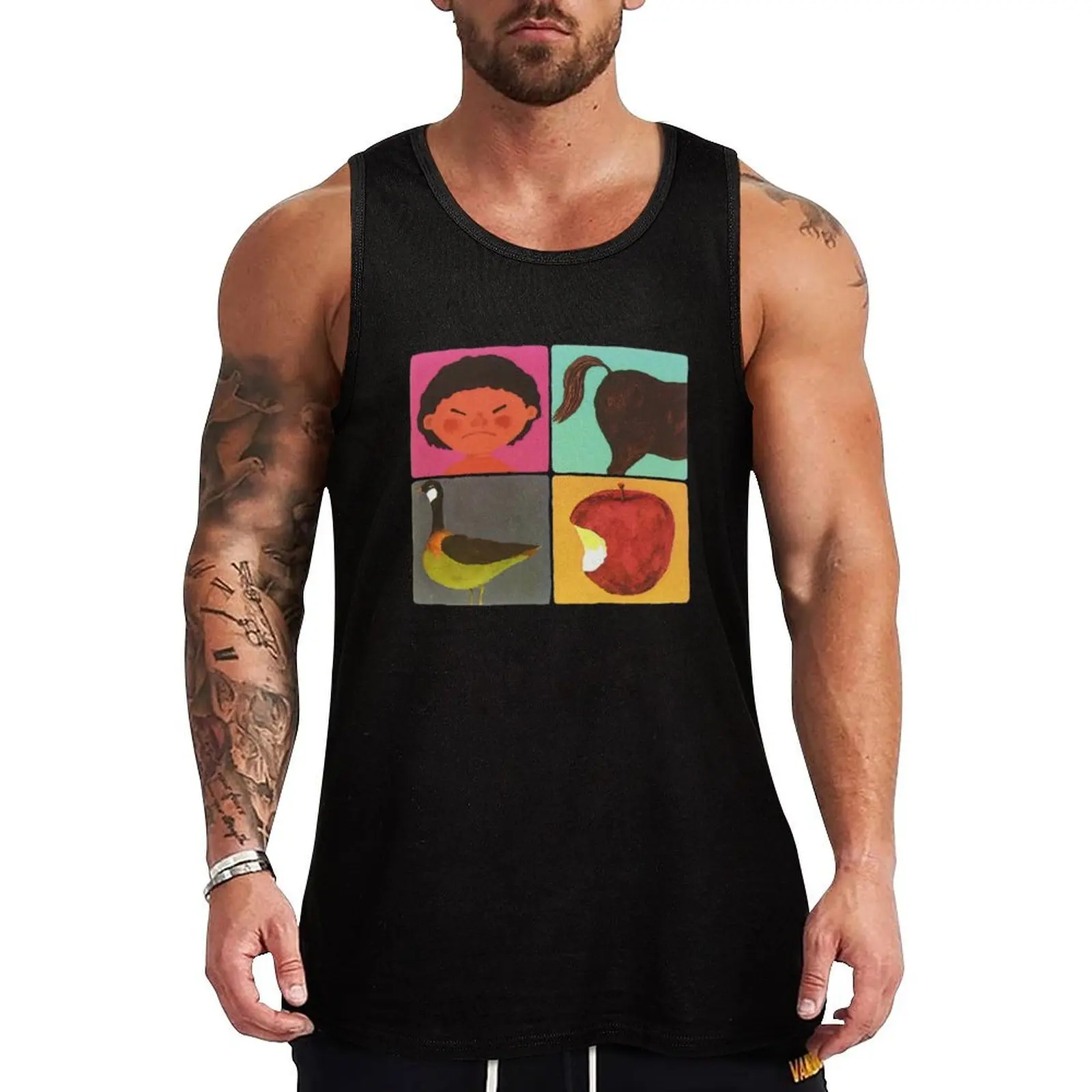 everyone poops Tank Top Men's gym Sports clothing Men's gym t-shirts