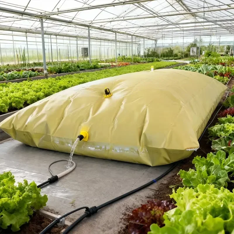 Keyubo 5000L Durable Collapsible Foldable PVC Liquid Pillow Type Water Storage Bladder Tank for Farming