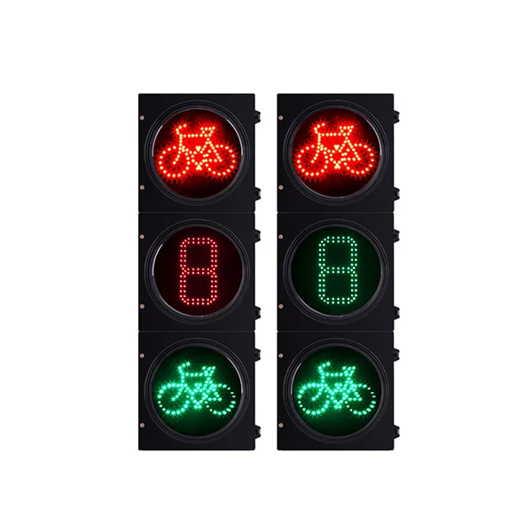 دراجة بدوره ضوء إشارة أحمر أصفر أخضر LED إشارة المرور للبيع