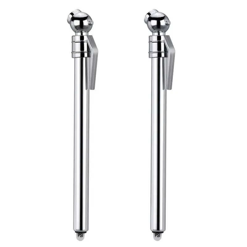 Tire Gauges Tire Pressure Gauges, Pen Style, 2 Pack