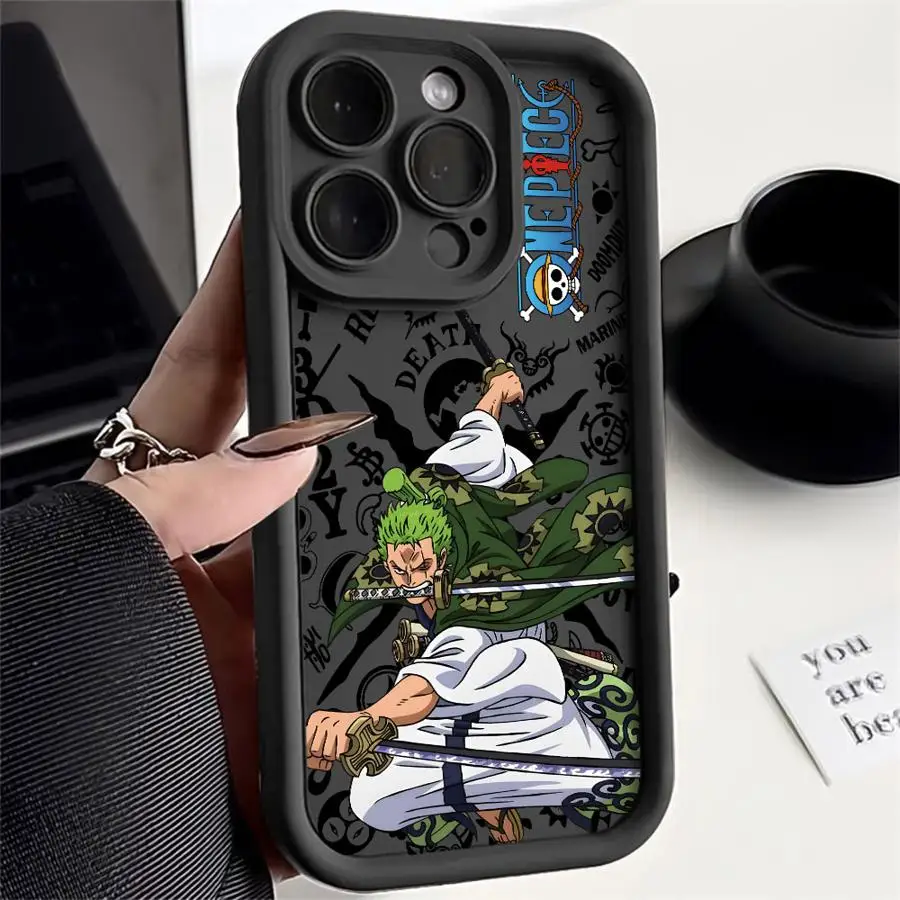 Cool Luffys Zoro Phone Case for Motorola Moto Edge 70 G86 G56 50 G35 G05 G34 G75 G PLAY G85 60 Neo Fusion Stylus Pro Ultra 4G 5G - view 4