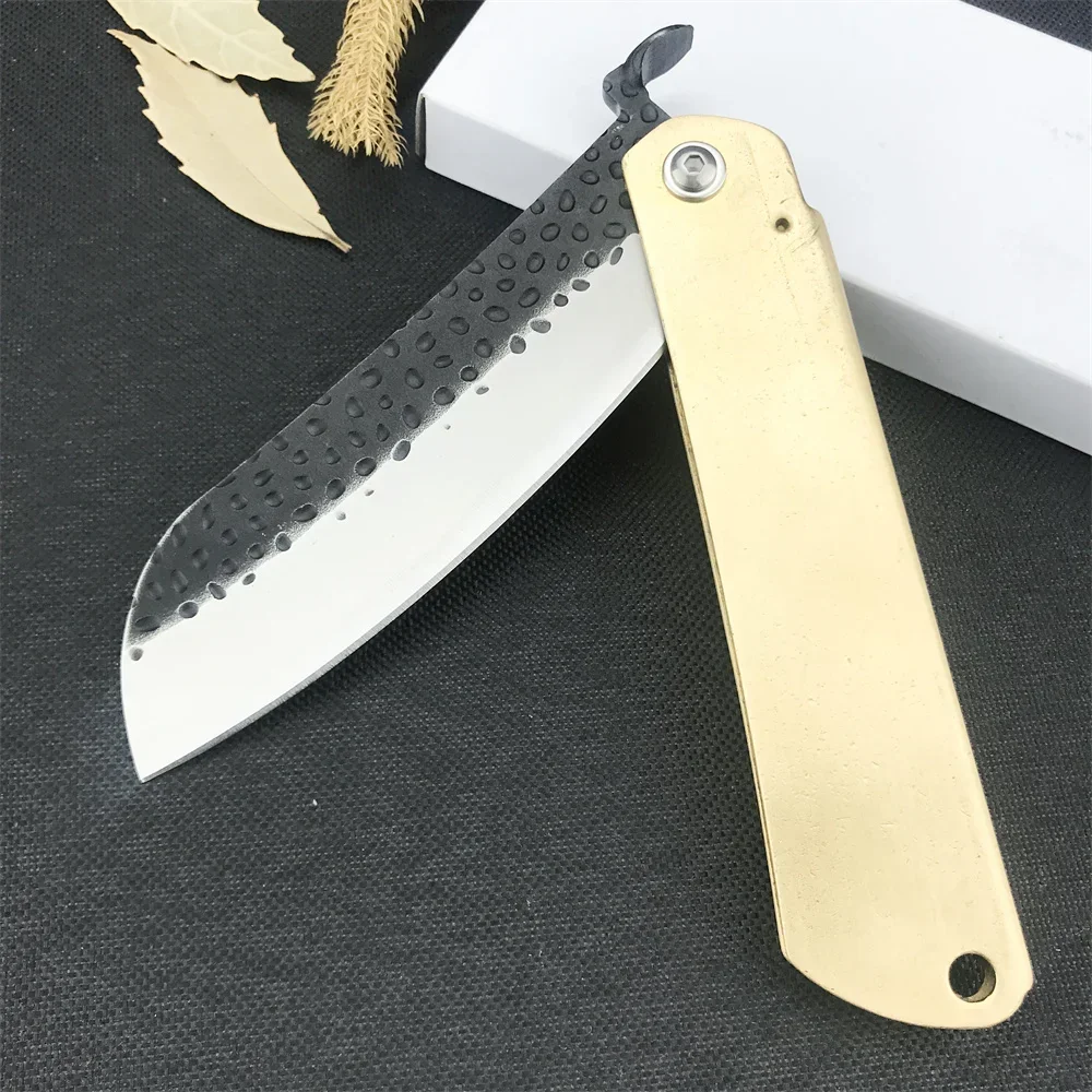 Higonokami Outdoor Camping Folding Knife 7Cr13Mov Blade Forged Steel Survival Hunting Hiking Cutting EDC Tool Fruit Knife