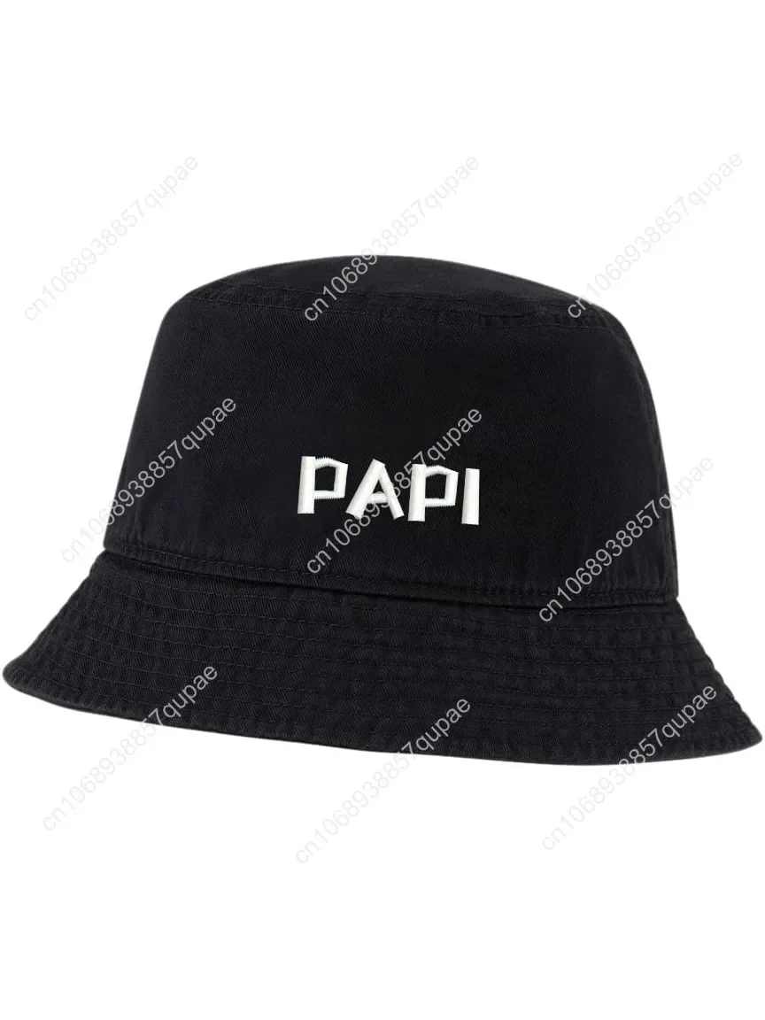 

Mens Bucket Hats for Women PAPI Embroidered Bucket Hat Outdoor Fisherman Hat