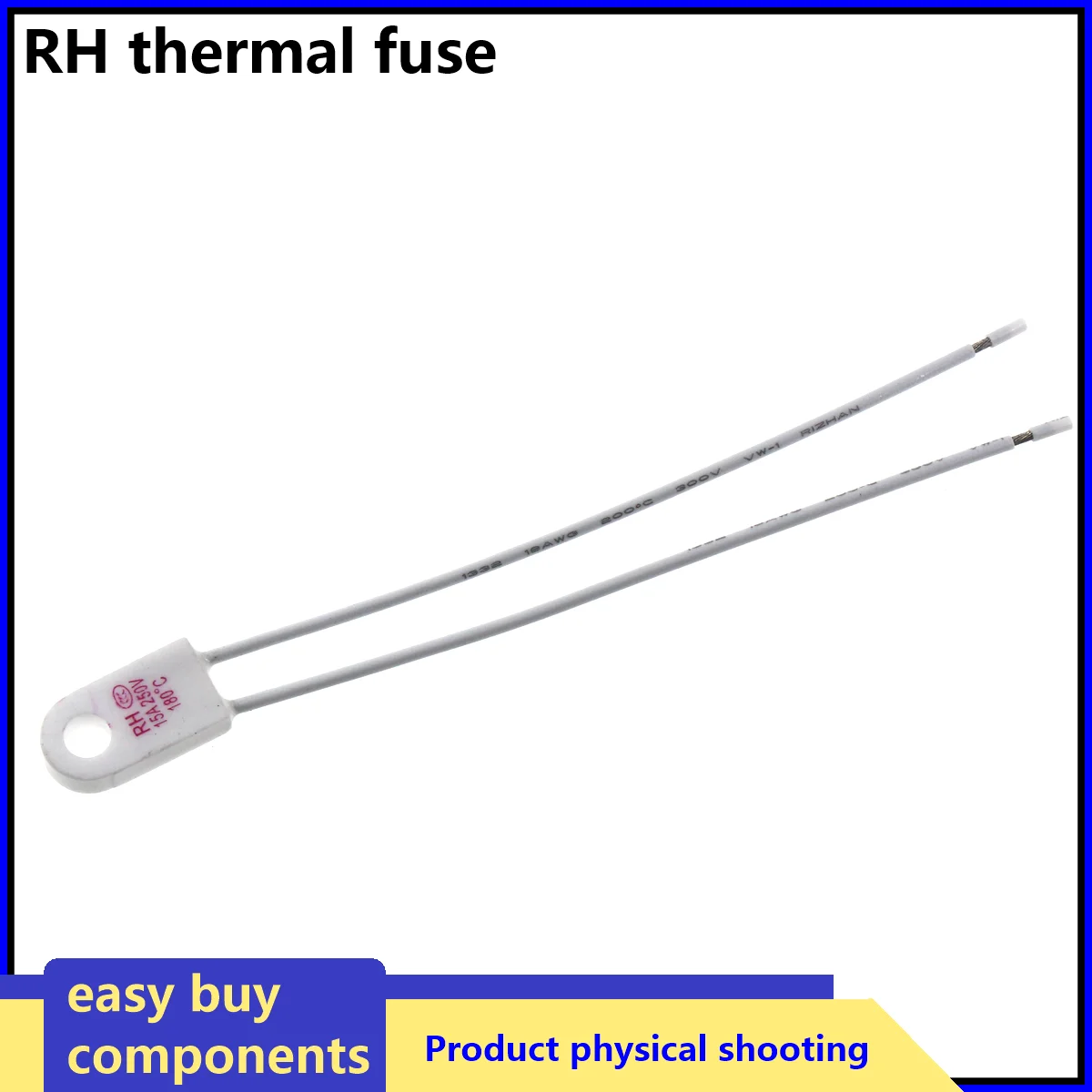 RH95C RH110 115C 125C 130C 135C 150C 180C 230C Degree RH Cutoff Temperature Fuse 15A 250V Fan Motor Thermal Fuse