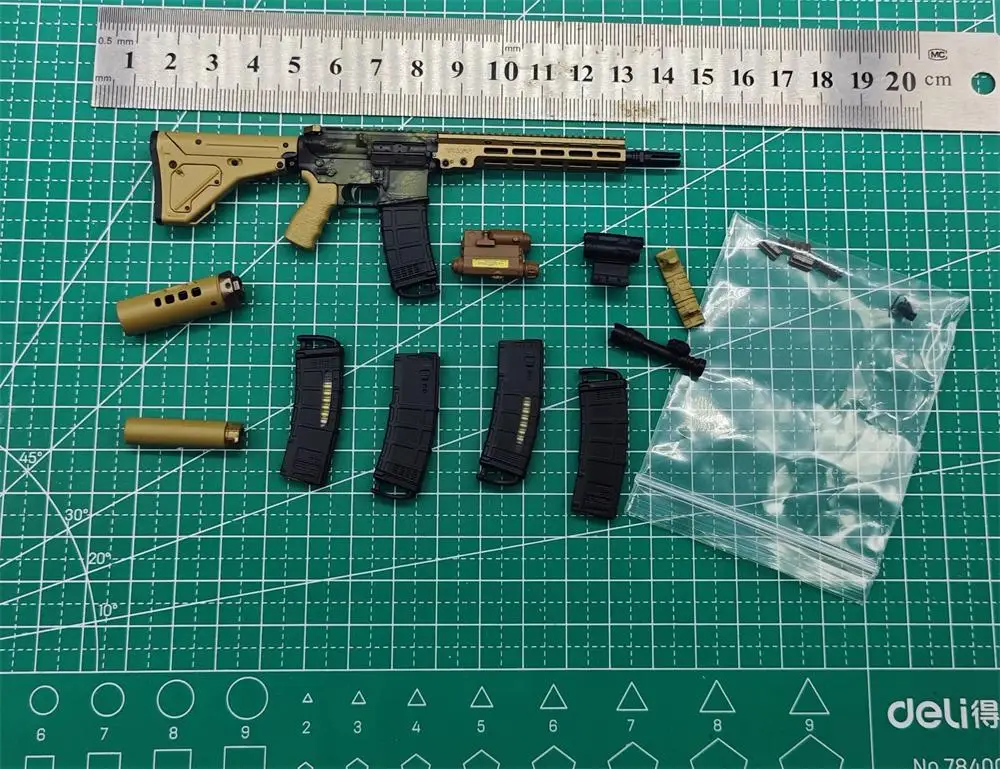 

1/6 EASY&SIMPLE ES 26049r SFG Tom Cruise Main Weapon AR Clips PVC Material Can't be Fired For 12" Action Figure Collectable DIY