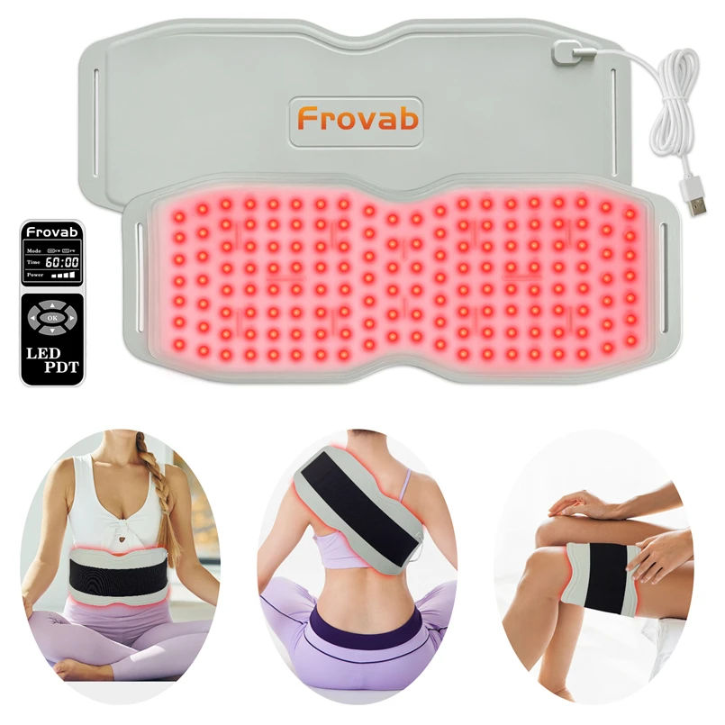 660nm 850nm Shoulder Infrared Light Infrared Pads for Neuropathy Therapy Belt Reviews Body Massage Soft Material Anti Aging