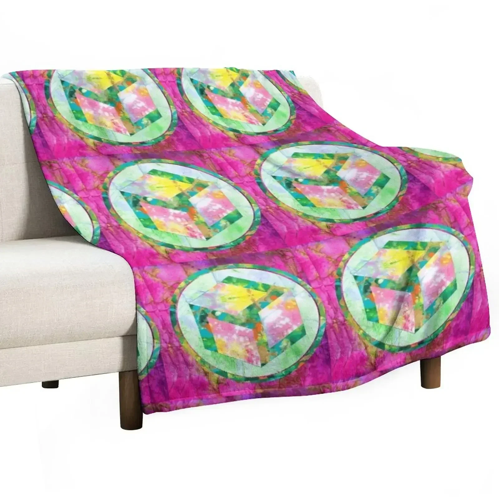 Antahkarana - Peace Throw Blanket Warm Giant Sofa Blankets