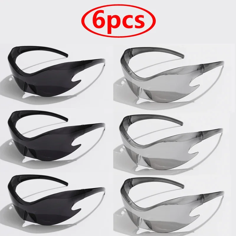 Luxury Brand Sports Punk  Sunglasses Women Men Unique Goggle One Piece Sun Glasses For Male Cycling Hip Hop Shades UV400