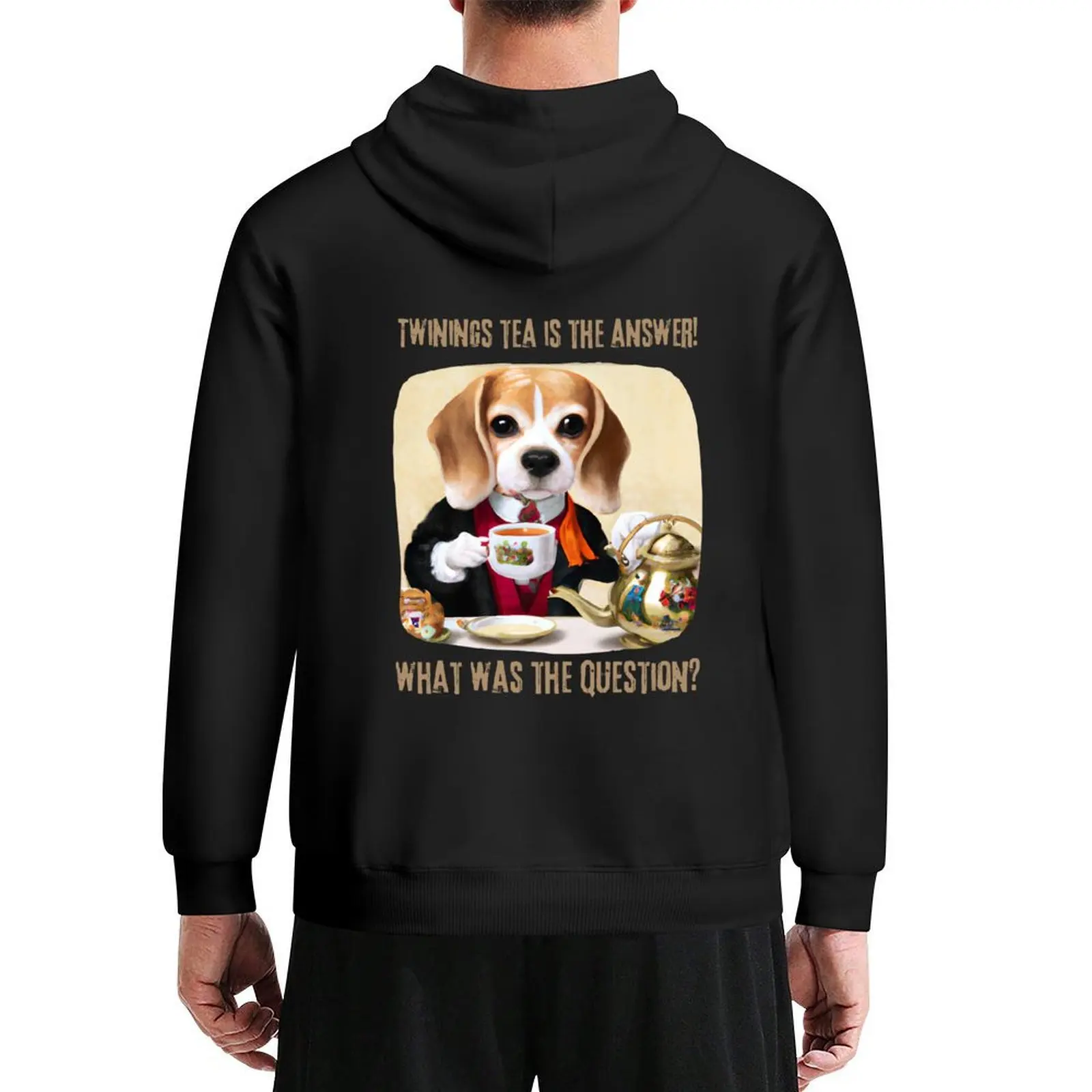 

Twinings tea is the answer beagle dog tea time Hoodie blouse anime clothing aesthetic clothing autumn new products anime hoodie