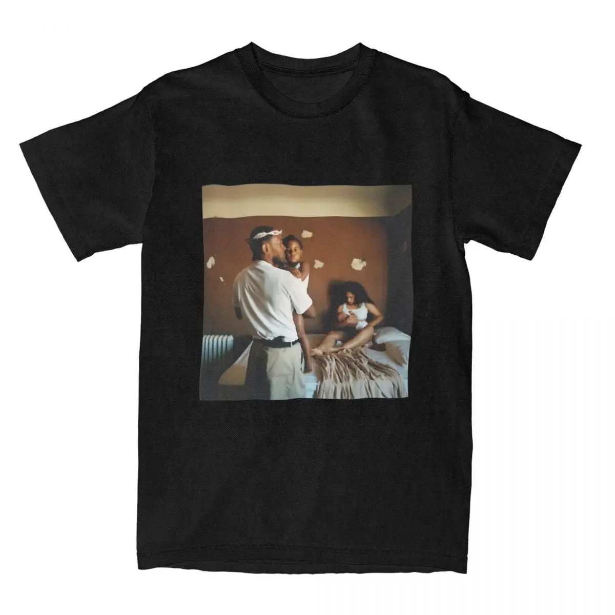 Мужская футболка с надписью «Mr. Моральное движение и большие Степперы», хлопковые футболки с музыкальным альбомом Кендрика Ламара, пляжные футболки, лидер продаж, Одежда большого размера