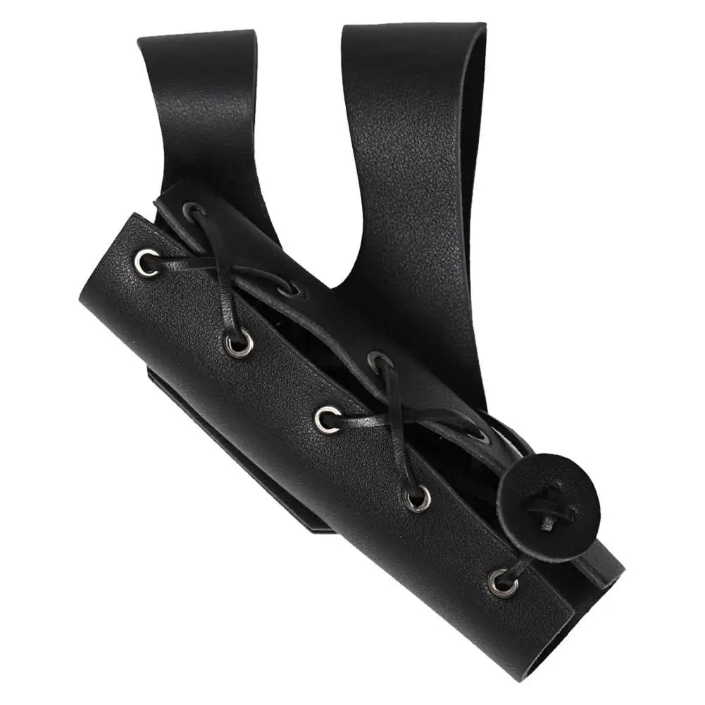 Middeleeuwse Renaissance Viking Ridder Cosplay Lederen Riem Wasitbag Schede Volwassen Mannelijke Vermomming Kostuum Accessoires Pak Rekwisieten