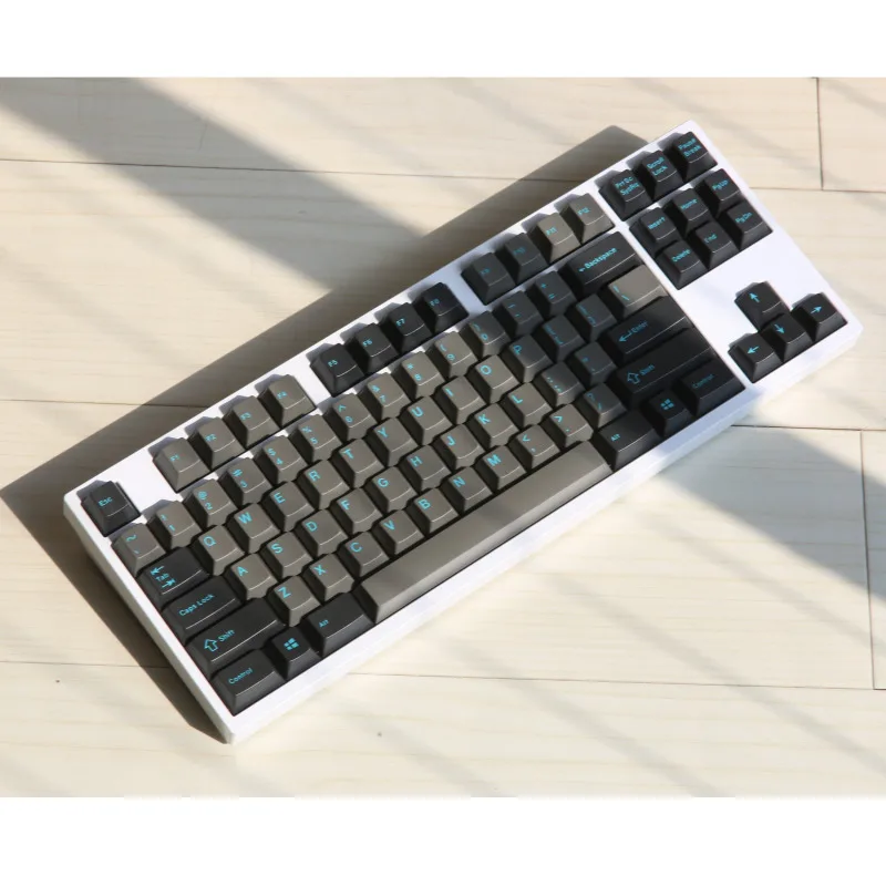 Imagem -05 - Enjoypbt Céu Azul Doubleshot Abs Keycap Boneca Céu Azul Perfil Cereja Nj98 Tofu65 Nj80 Zoom98 Conjunto 153 Chaves