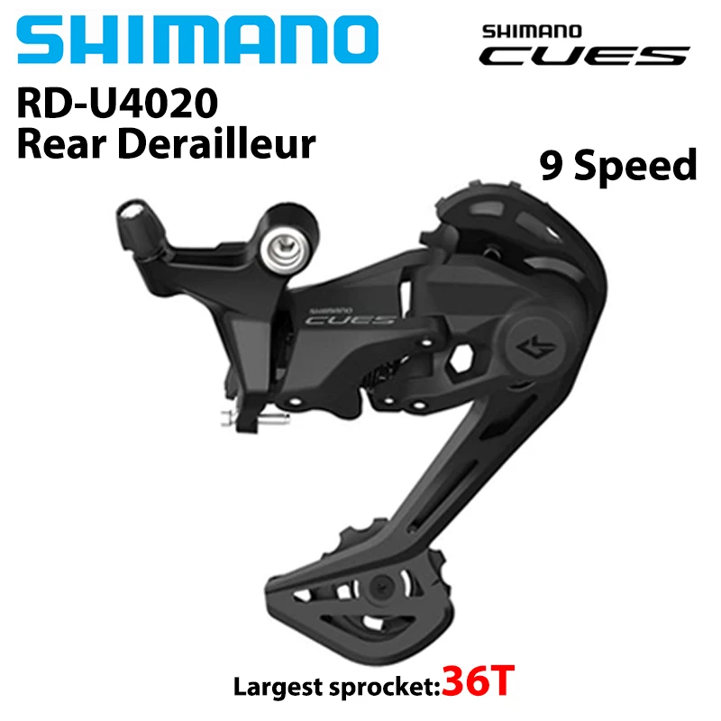 SHIMANO CUES U4000 9Speed SL-U4000-9R RAPIDFIRE PLUS Shifter Clamp Band RD-U4000 U3020 U4020 SHADOW RD Rear Derailleur 9S 9V image 3