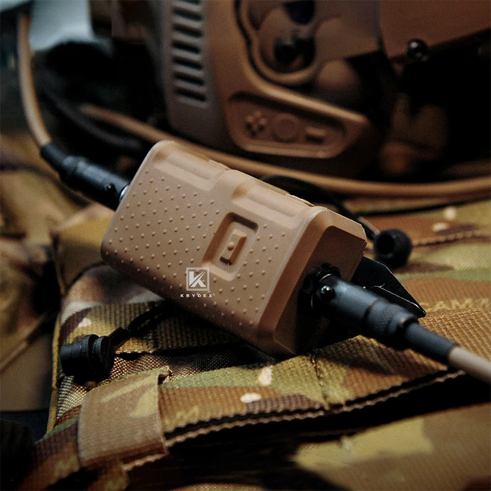 FCS AMP Tactical Headset Comtac III RAC Radio Connector Communication V20 PTT KN6 U174/U MTP3150 PD780 XTS KENWOOD