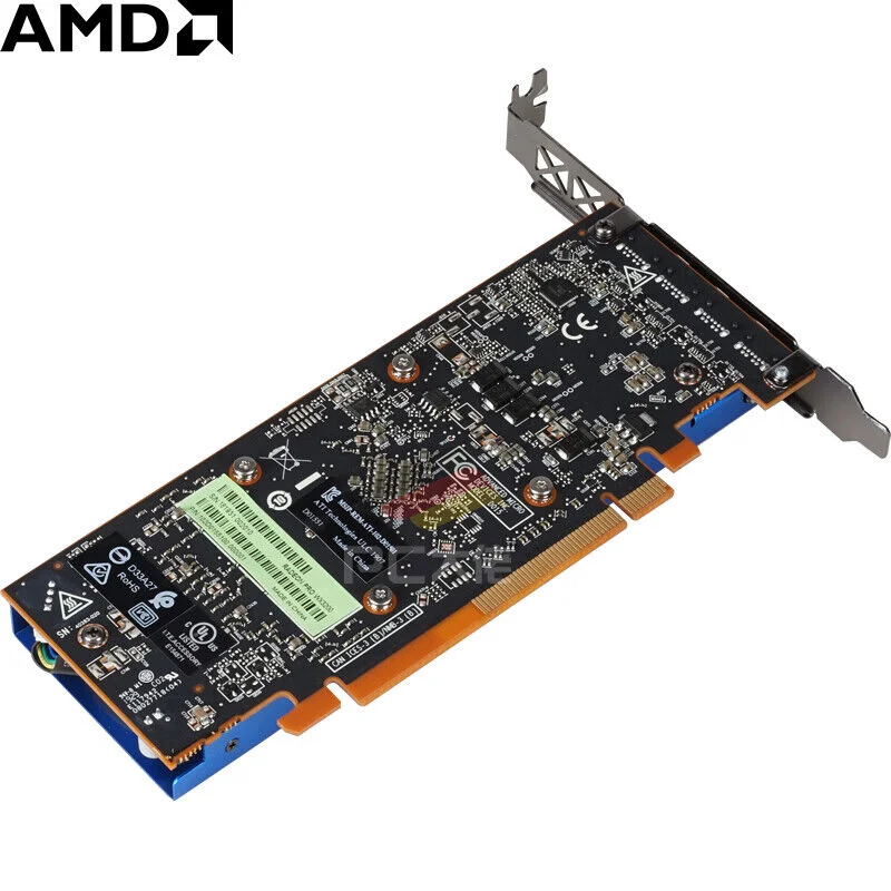 بطاقة رسومات محطة العمل AMD Radeon Pro WX 3200 WX3200 سعة 4 جيجابايت