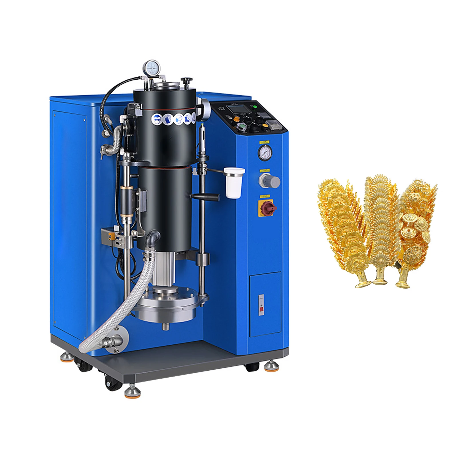 2025 Hot Sale Jewelry Casting Gold Automatic Precious Metal Design Vacuum Press