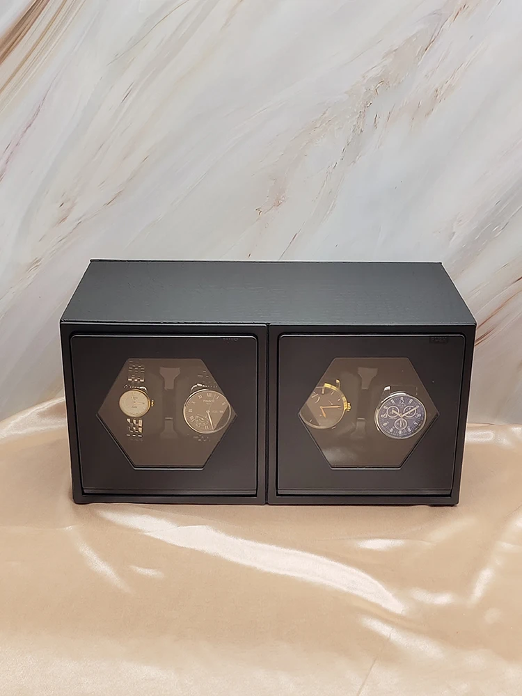 ZAPANAS ملفاف ساعة للساعات الأوتوماتيكية مع صندوق ساعات محرك Mabuchi ساعة شاكر عرض تخزين جامع