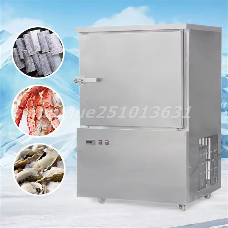 Commercial Food Flash Freezing Equipment 6 Tray Air Blast Freezer Frozen Seafood Fast Freezing Refrigerator for Meat Fish