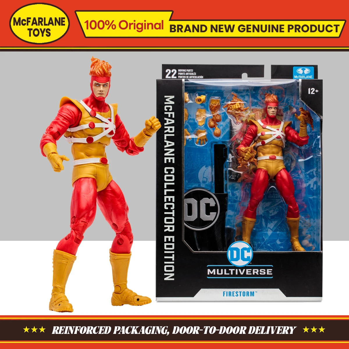 McFarlane Toys DC Multiverse Firestorm (Crisis on Infinite Earth)  7 inches Action Figure Collection Model Model Ornament Gifts