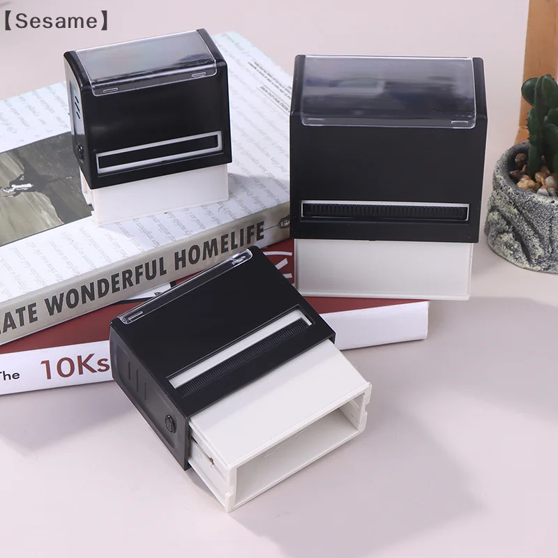 〔Sesame〕Self-Inking Stamp Customized Self-Inking Business Address Wax Seal Name Handicrafts Personalize Stamps - view 4