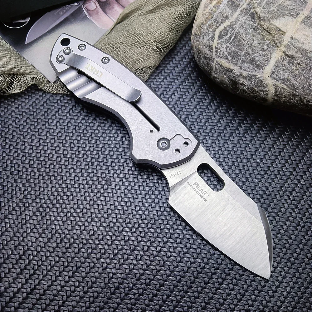 CRK 5311 Mini Folding Pocket Knife Small Multitool 8Cr13MoV Blade Outdoor Knives EDC Survival Rescue Tool Camping Flipper Knives