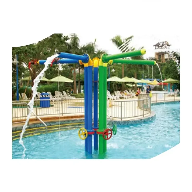 JMQ-G130A Mini Aqua Park Swimming Pool Equipment Custom-Size Outdoor Water Square Zone for Kids & Families Home School