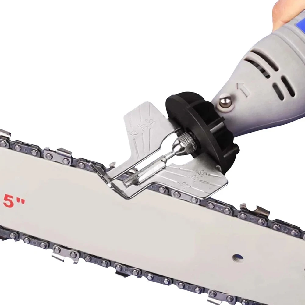 6cs Coated Cylindrical Burr Chainsaw Ener Grinder Chain Saw Grinding Sharpener Stone File Carving Grinding Tools