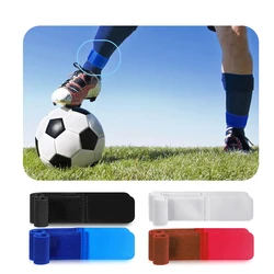 1Pair Soccer Shin Guard Strap Anti Slip Soccer Ankle Straps Football Sock Bands Legging Shin Fixed Straps Adjustable Sports Guar