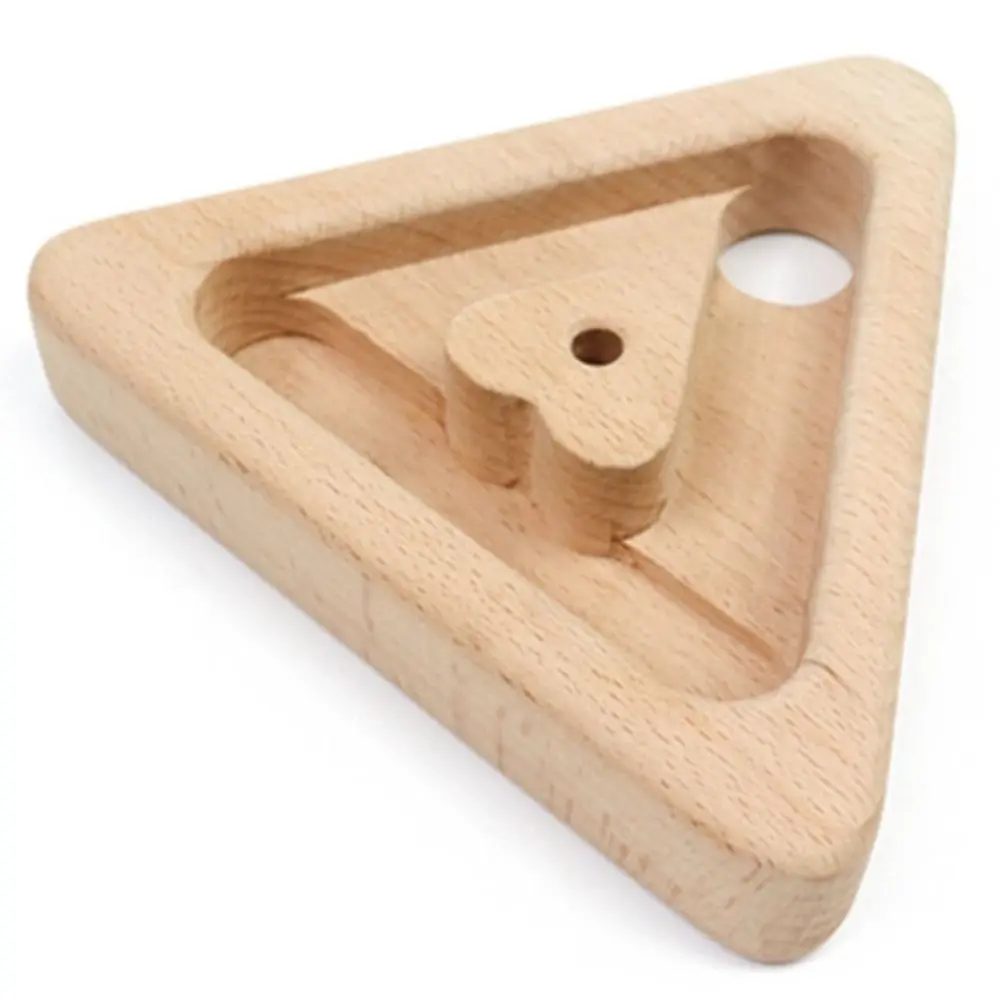 1 par triângulo placa de escalada de madeira 4 em 1 multifuncional dedo fortalecer placa pull-ups alça dupla face