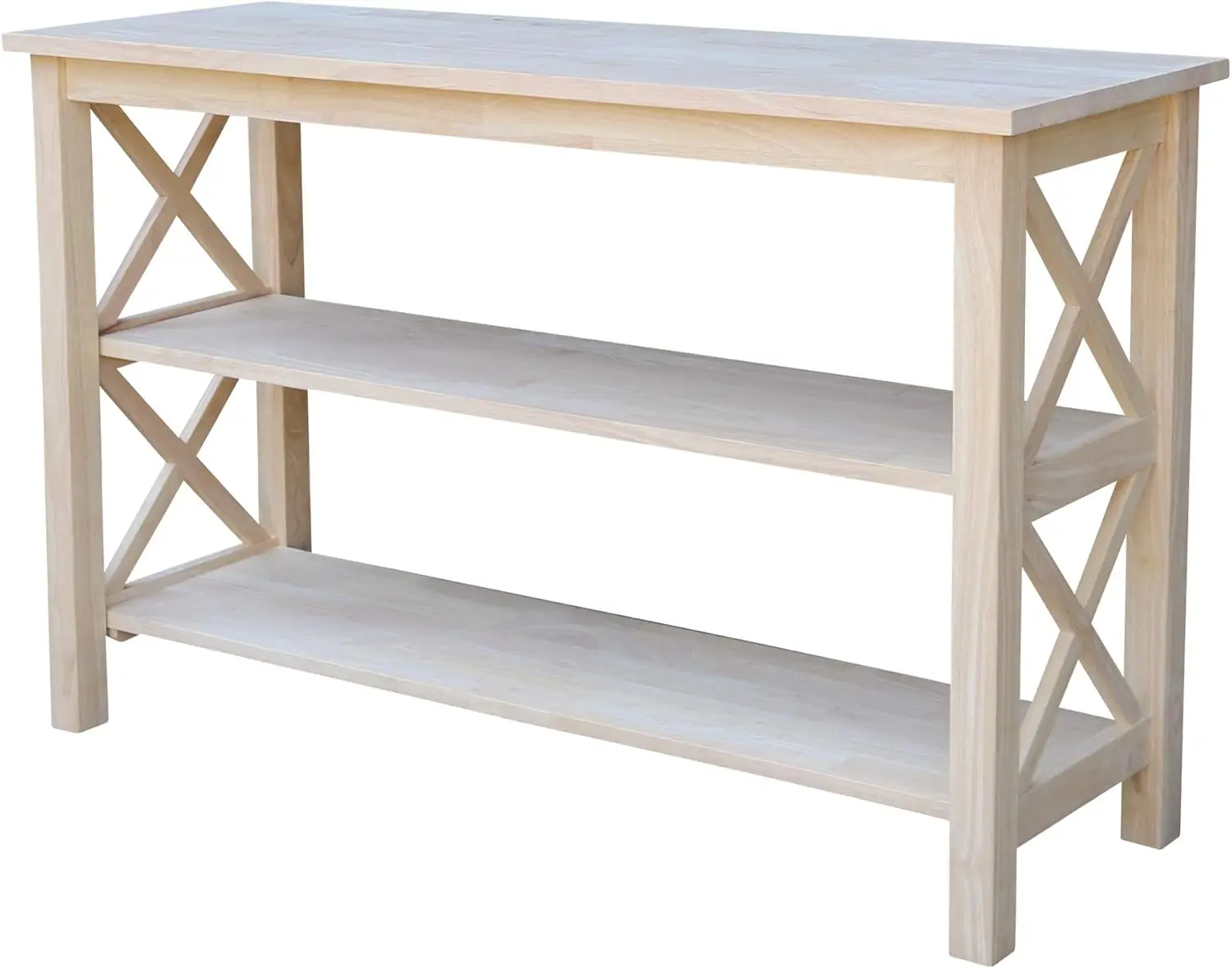 

International Concepts Hampton Console or Sofa Table Unfinished