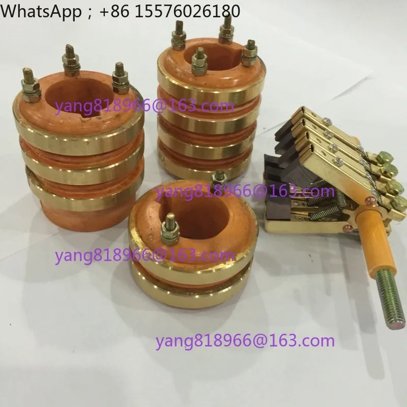 Collecting Ring, Conductive Slip Ring, 2-way, 3-way, 4-way, Inner Diameter 20, 25, 30, 35, Outer Diameter 58, Carbon Brush