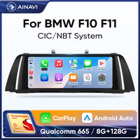 Ainavi Car Radio 10.25inch For BMW F10 F11 5 Series 2012 2013 2014 2015 CIC NBT System Wireless Carplay Android Auto