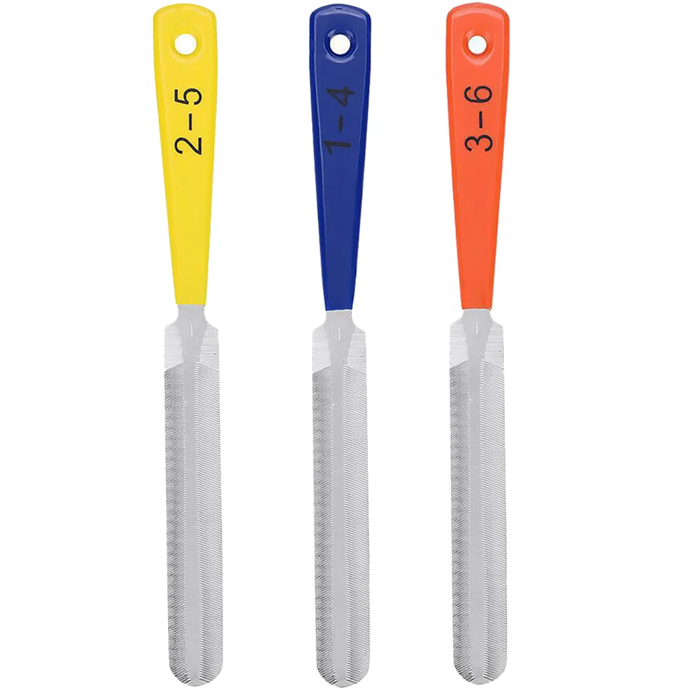 

1 set Fingerboard File Bass Guitar Nut Files Electric Classical DIY Alloy Scribe Tool Precision Groove Slotting Filing