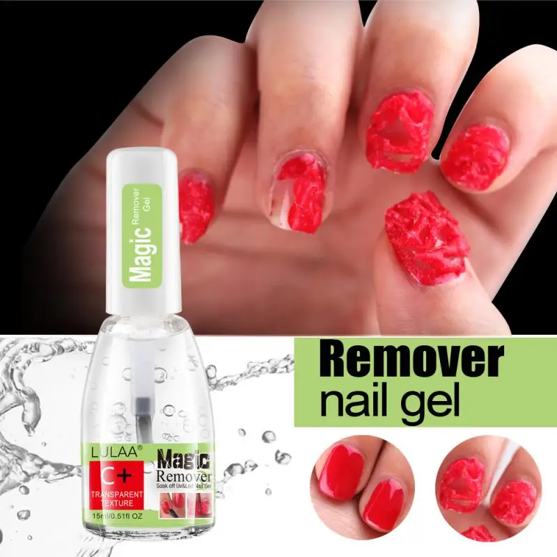 Nail Polish Remover UV Gel Semi-permanent Varnish Remover Burst Nail Gel Remover Degreaser Liquid Remove Sticky Layer Manicure